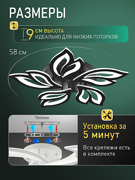 Потолочная люстра Sand Ii LED LAMPS 85002
