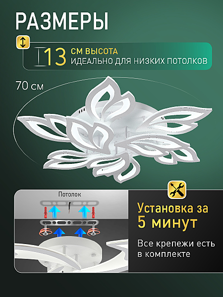 Потолочная люстра Sand Ii LED LAMPS 85004