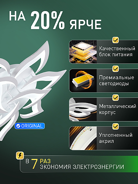 Потолочная люстра Olimp Ii LED LAMPS 85008