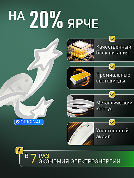 Потолочная люстра Star Ii LED LAMPS 85010