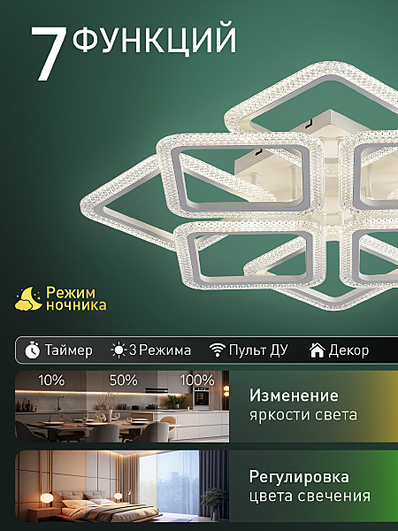 Потолочная люстра Vio LED SMART 84016
