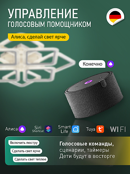 Потолочная люстра Vio LED SMART 84016