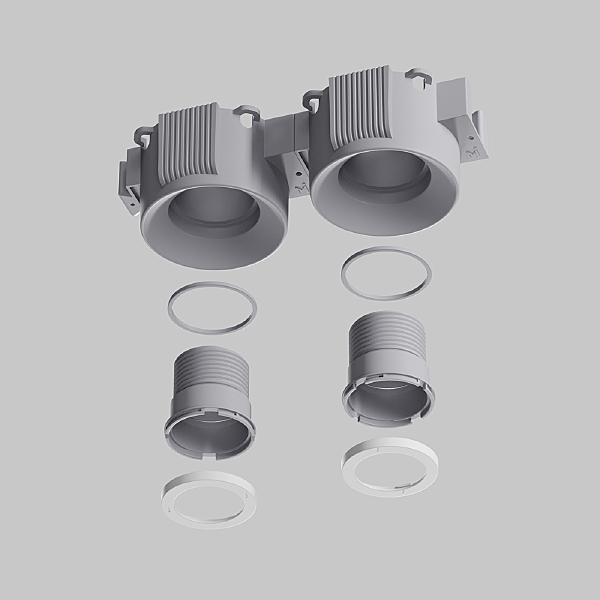 Встраиваемый светильник Intro 2.0 DL136-GU10-W