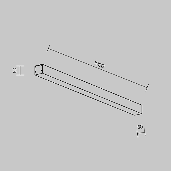 Светильник потолочный Накладные линейные светильники LL311019