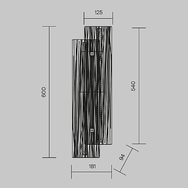 Настенный светильник Frostum MOD439WL-L10BSK
