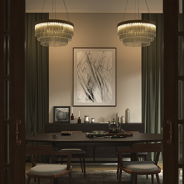 Подвесная люстра Trove MOD486PL-L38BSK