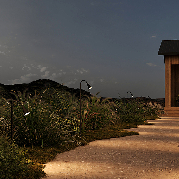 Уличный наземный светильник Barb O531FL-L3B3K