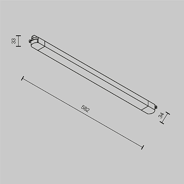 Трековый светильник Basis TR000-1-24W3K-W_1