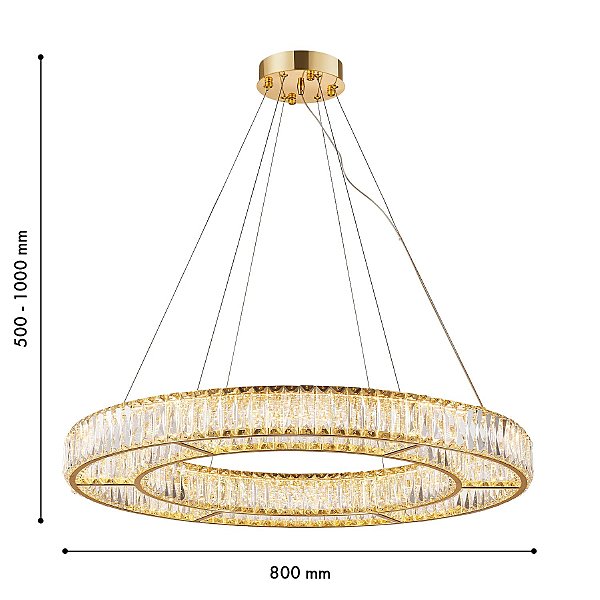 Подвесная люстра Gloriole 4780-8P