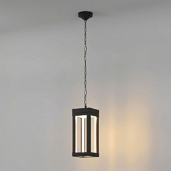 Уличный подвесной светильник Frame 1528 TECHNO LED Frame 3000K чёрный