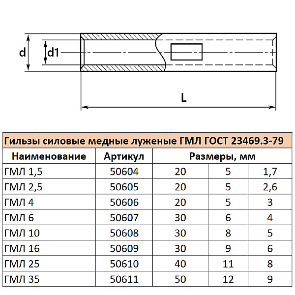 Аксессуар LD-GML-10-5 50608