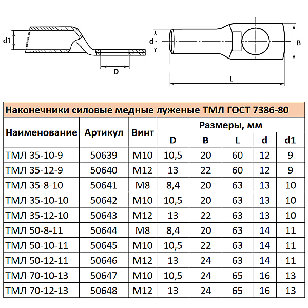 Аксессуар LD-TML-35-10-10 50642
