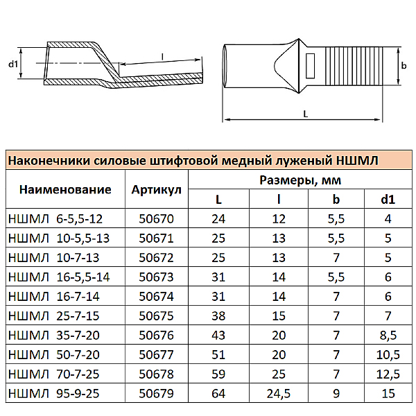 Аксессуар LD-NSHML-50-7-20 50677