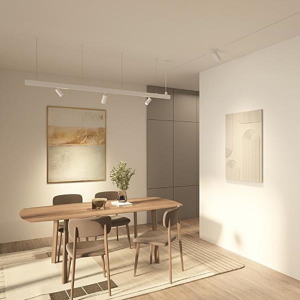 Трековый светильник Simple spot DK8120-WH