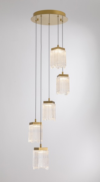 Светильник подвесной MD25020403 MD25020403-5A2 satin gold