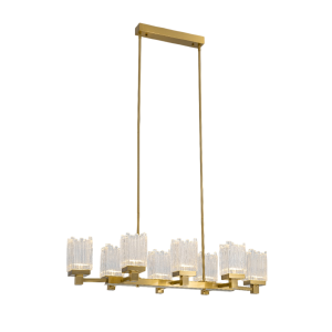 Люстра на штанге MD25020403 MD25020403-8B2 satin gold