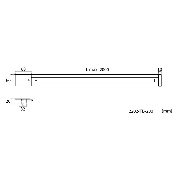 Шинопровод Practica 2202-TB-200