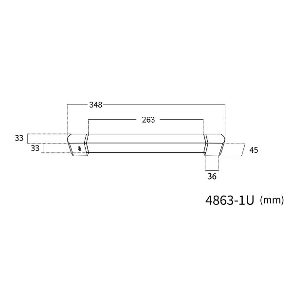 Трековый светильник Practica 4863-1U