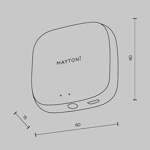 Центр управления умным домом Maytoni Smart Hub Maytoni Smart Control MD-TRA034-W