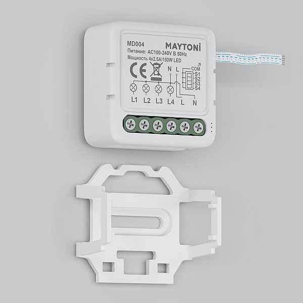W-Fi выключатель четырехканальный Smart home Maytoni MD004