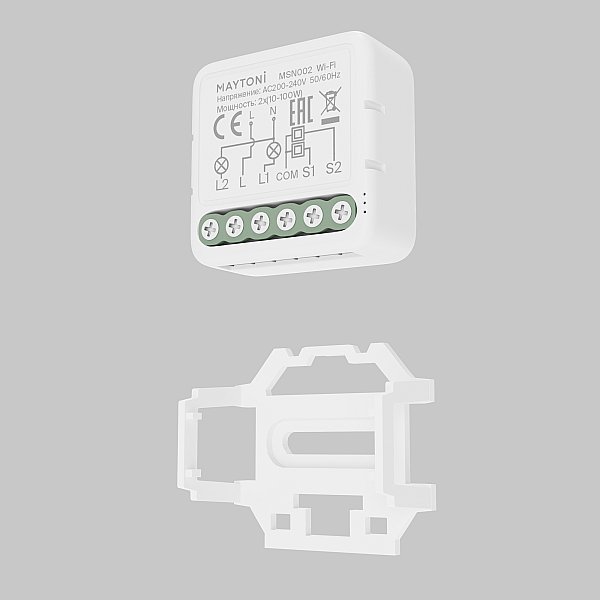 Wi-Fi выключатель двухканальный (без нуля) Maytoni Wi-Fi Модуль MSN002