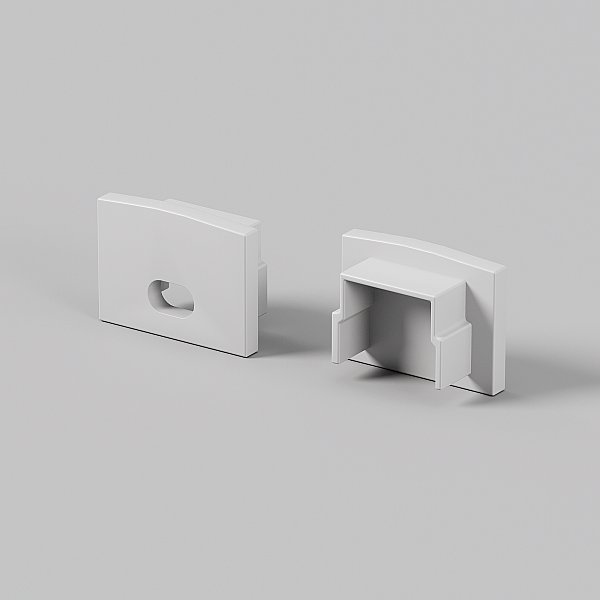 Заглушка для профиля Maytoni Встраиваемый со скрытым фланцем профиль 642007