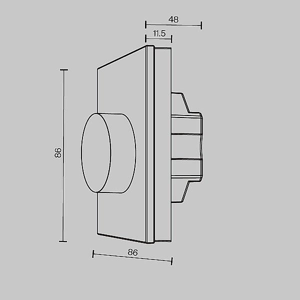 Роторная панель управления Lighting control 711027