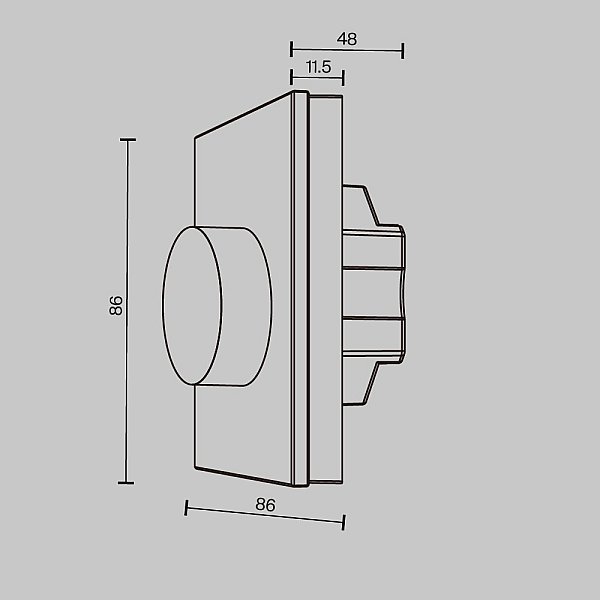 Роторная панель управления Lighting control 711027