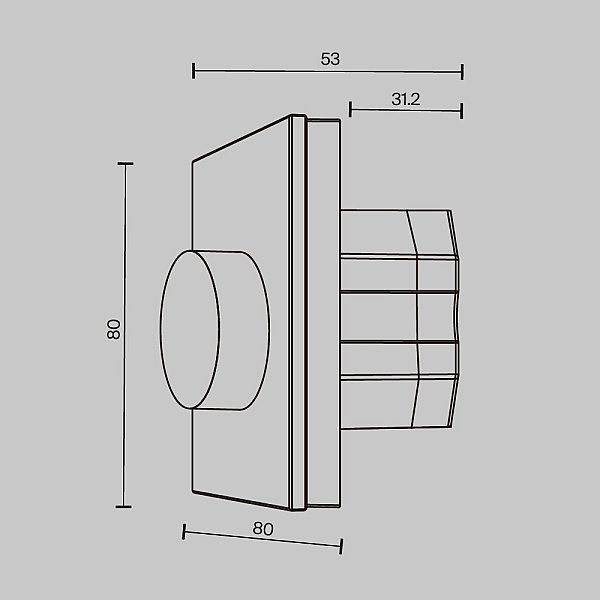 Роторная панель управления DALI Dim Maytoni Панели управления 721033