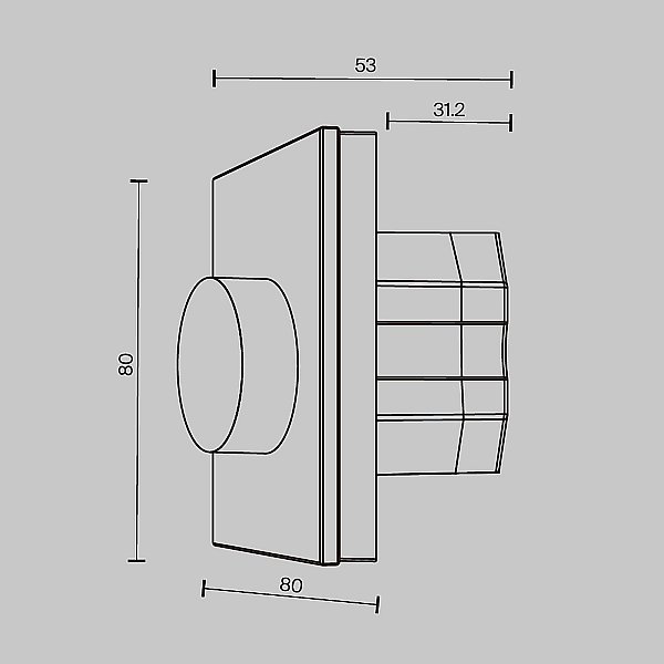Роторная панель управления DALI DT6 DIM Maytoni Панели управления 721034