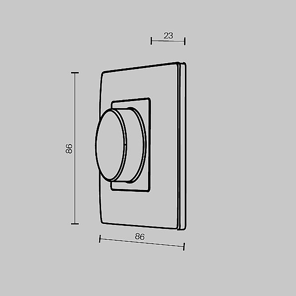 Роторная панель управления Lighting control 731003