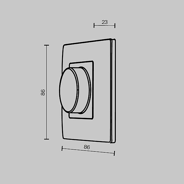 Роторная панель управления Lighting control 731003