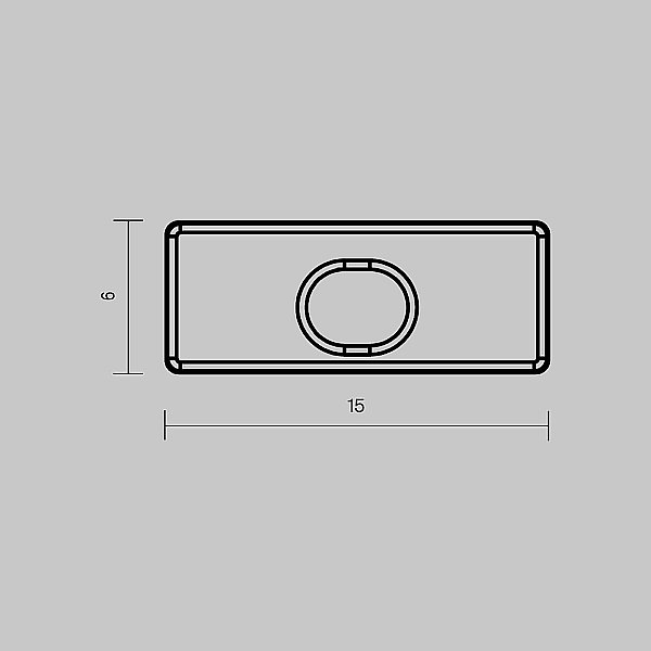 Комплект заглушек (для профиля 15х06) 10 шт., Maytoni Накладной профиль 642020