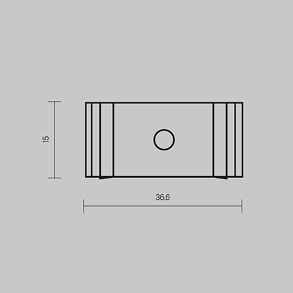 Комплект креплений (для профиля 35×35) 4 шт., Maytoni Накладной профиль 642032