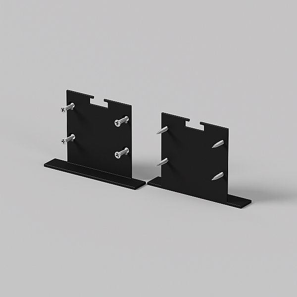 Комплект заглушек (для профиля 50х35) 2 шт., Maytoni Встраиваемый с накладным фланцем профиль 642035