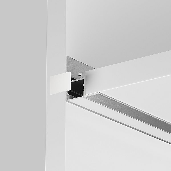 Комплект заглушек (для профиля 26х30) 2 шт., Maytoni Встраиваемый с накладным фланцем профиль 642053