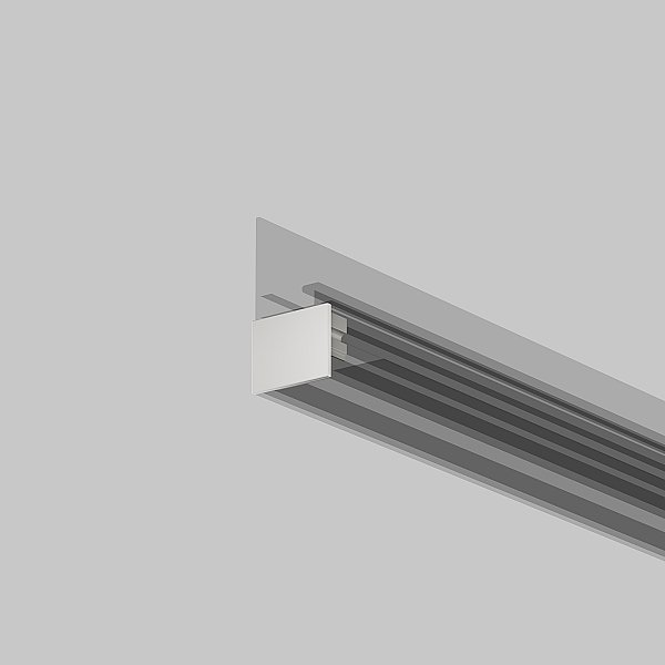 Комплект заглушек (для профиля 26х30) 2 шт., Maytoni Встраиваемый с накладным фланцем профиль 642053