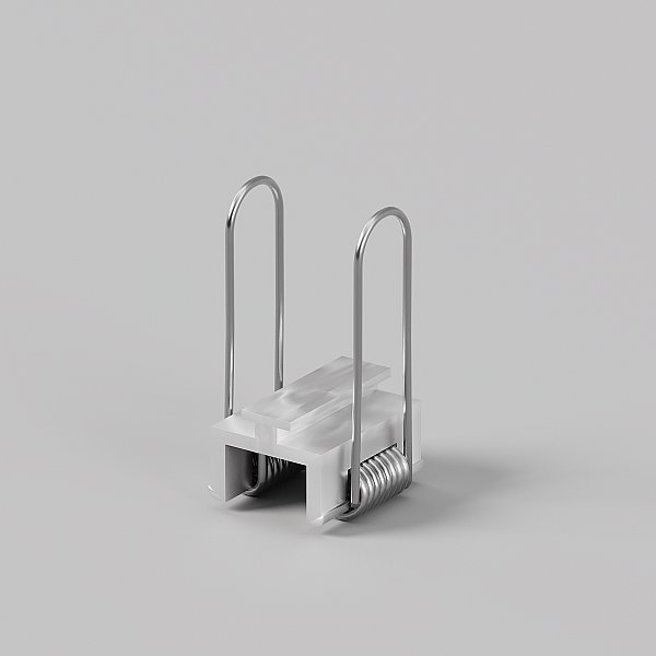 Комплект креплений (для профиля 35×42) 4 шт., Maytoni Встраиваемый с накладным фланцем профиль 642055