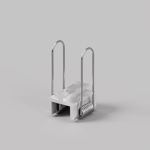 Комплект креплений (для профиля 35×42) 4 шт., Maytoni Встраиваемый с накладным фланцем профиль 642055