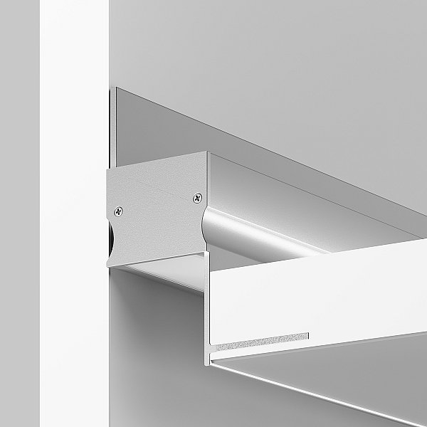 Комплект заглушек (для профиля 41х51) 2 шт., Maytoni Встраиваемый со скрытым фланцем профиль 642057