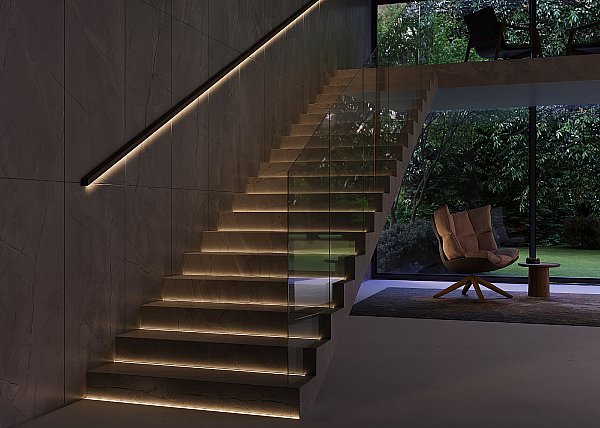 Комплект заглушек (для профиля 26х26) 2 шт., Maytoni Встраиваемый в пол профиль 642060