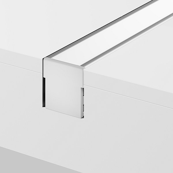 Комплект заглушек (для профиля 26х26) 2 шт., Maytoni Встраиваемый в пол профиль 642060