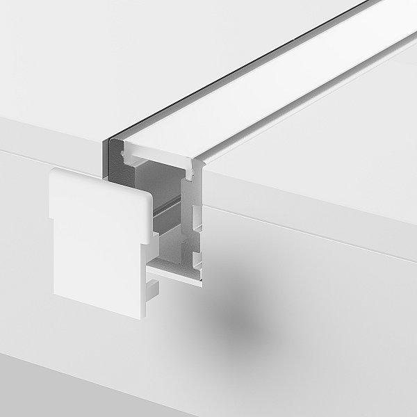 Комплект заглушек (для профиля 26х26) 2 шт., Maytoni Встраиваемый в пол профиль 642060