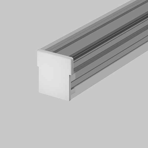 Комплект заглушек (для профиля 26х26) 2 шт., Maytoni Встраиваемый в пол профиль 642060