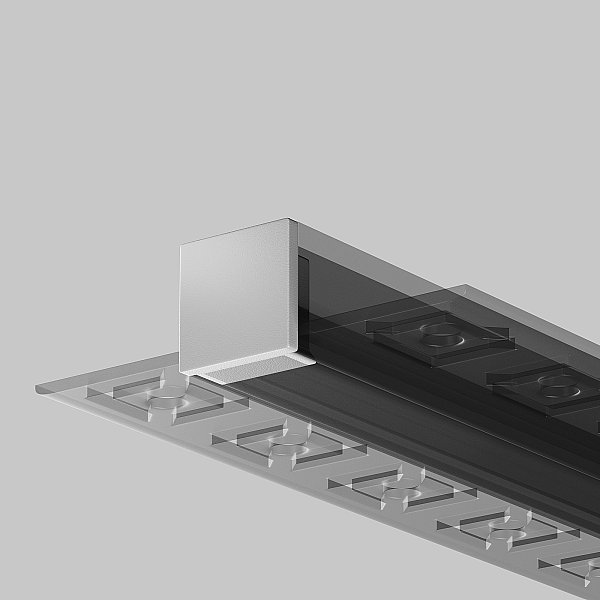 Комплект заглушек (для профиля 53х13) 10 шт., Maytoni Встраиваемый со скрытым фланцем профиль 642067