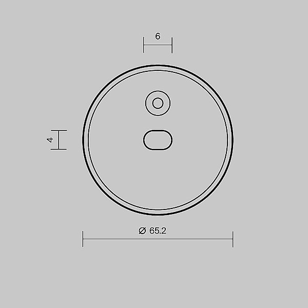 Комплект заглушек (для профиля D30) 2 шт., Maytoni Подвесной профиль 642081