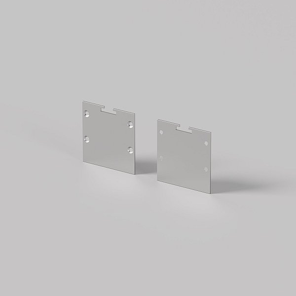 Комплект заглушек (для профиля 72х36) 2 шт., Maytoni Встраиваемый со скрытым фланцем профиль 642083