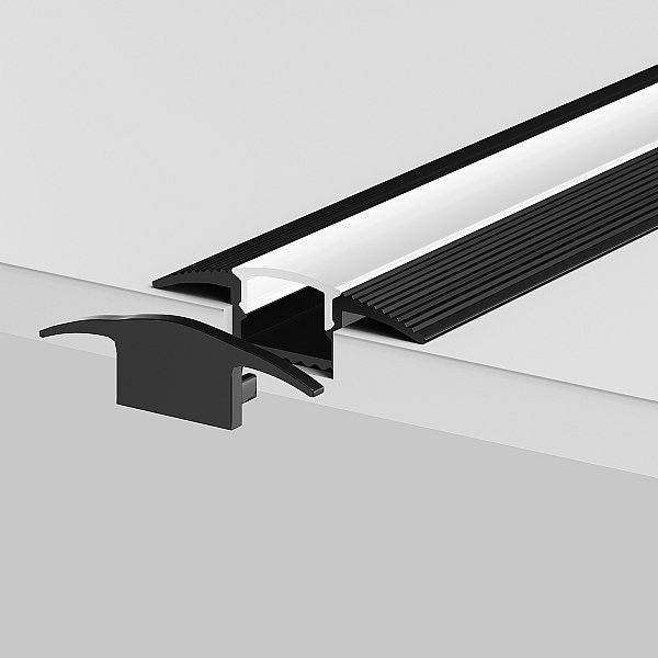 Комплект заглушек (для профиля ALM-3710-B-2M) 2 шт. Maytoni Встраиваемый в пол профиль 642086