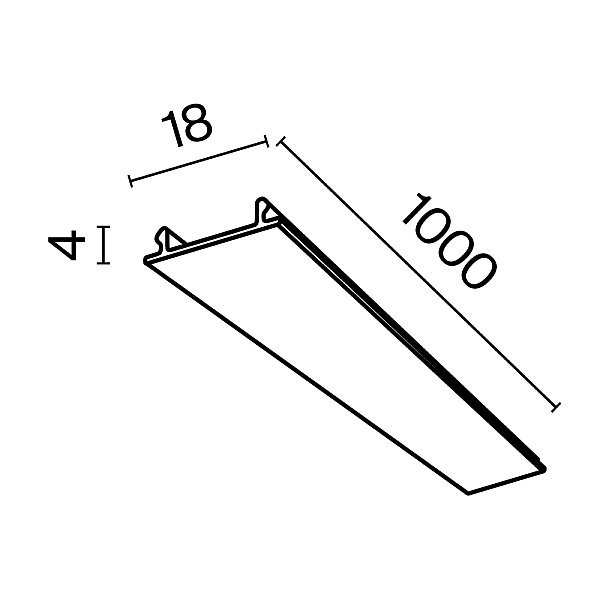 Декоративная накладка 1шт. Юнити / Тринити  Technical TRA001DO-1B