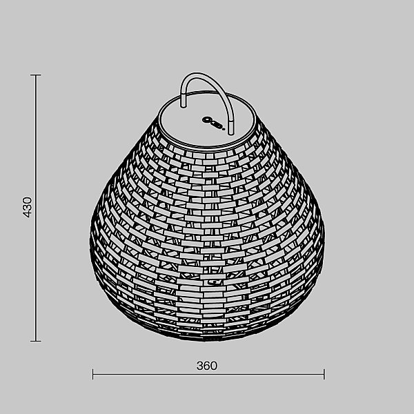 Наземный фонарь Plet Maytoni O530FL-L5B3K